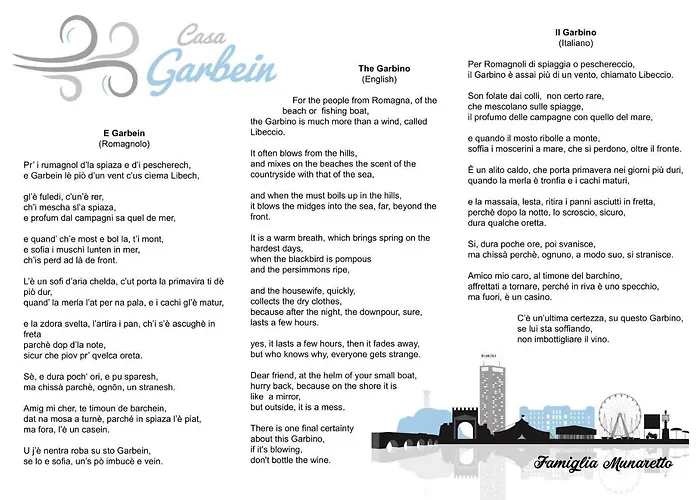 아파트 Casa Garbein 리미니